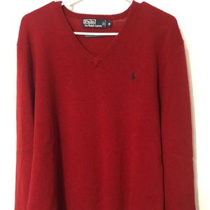 Ralph Lauren Rolo Wool V-Neck Sweater